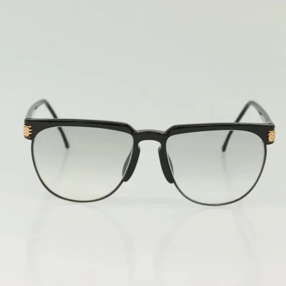 Christian Dior Sunglasses Plastic 2 Set Black Brown Auth BA5045